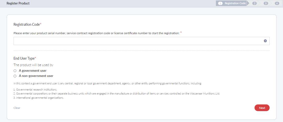 Registering assets | FortiCloud Services 24.4.a | Fortinet Document Library