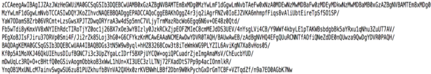 X509 Certificate field from the Identity Provider Metadata