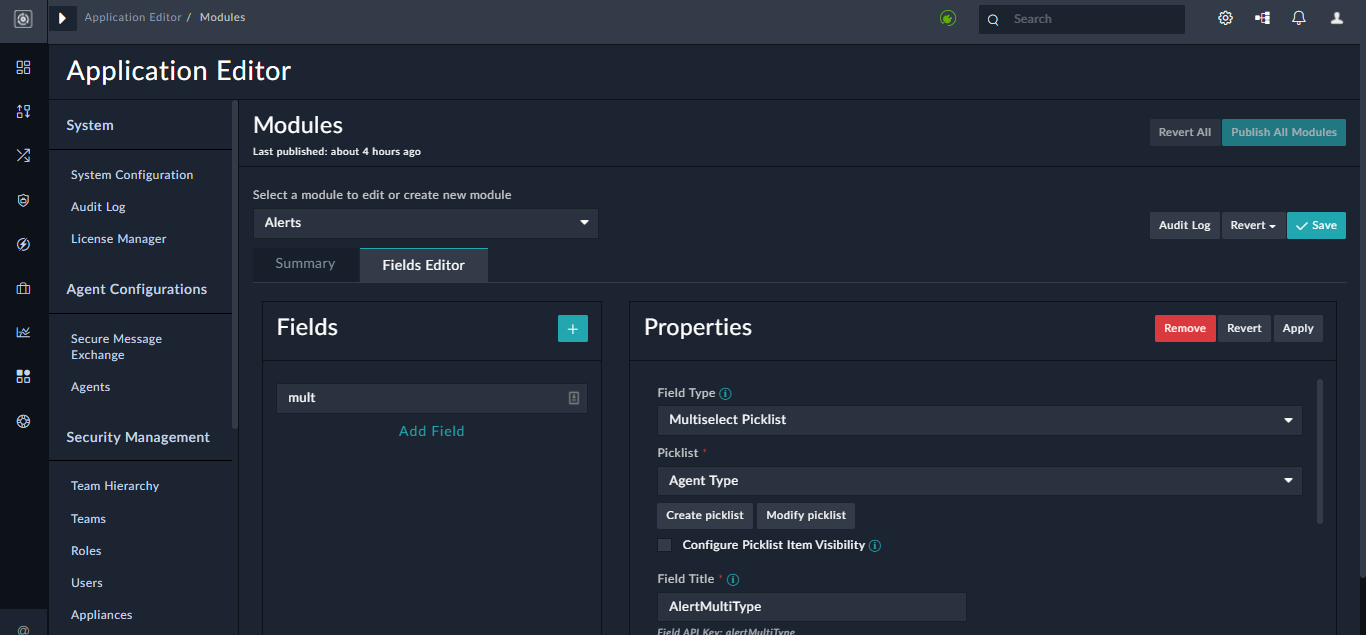 Field Type - Multiselect Picklist