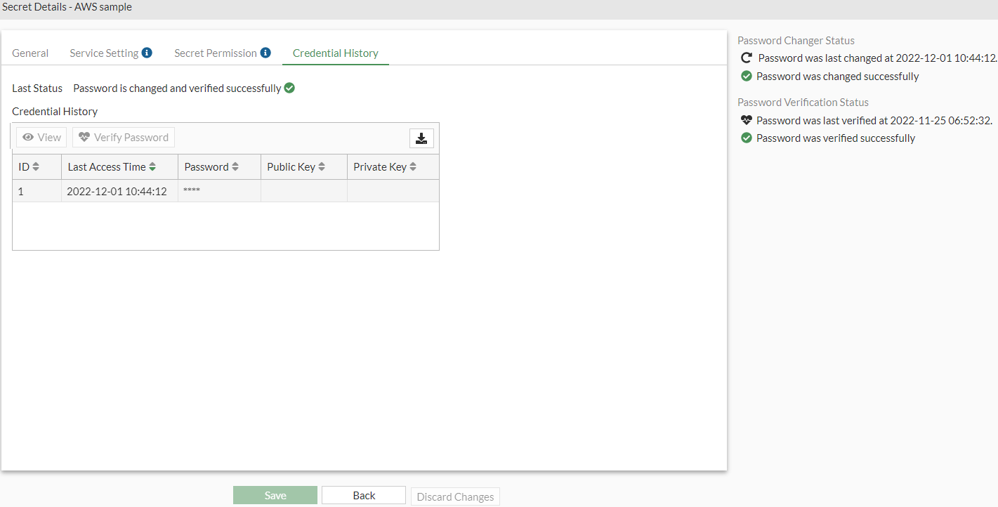 Change password | FortiPAM 1.2.0 | Fortinet Document Library
