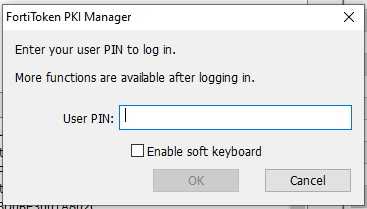 Log in | FortiToken 1.15.0