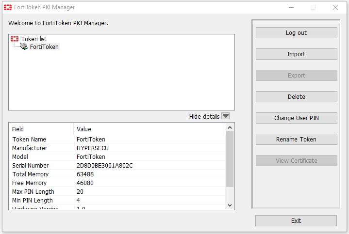 Log in | FortiToken 1.15.0 | Fortinet Document Library