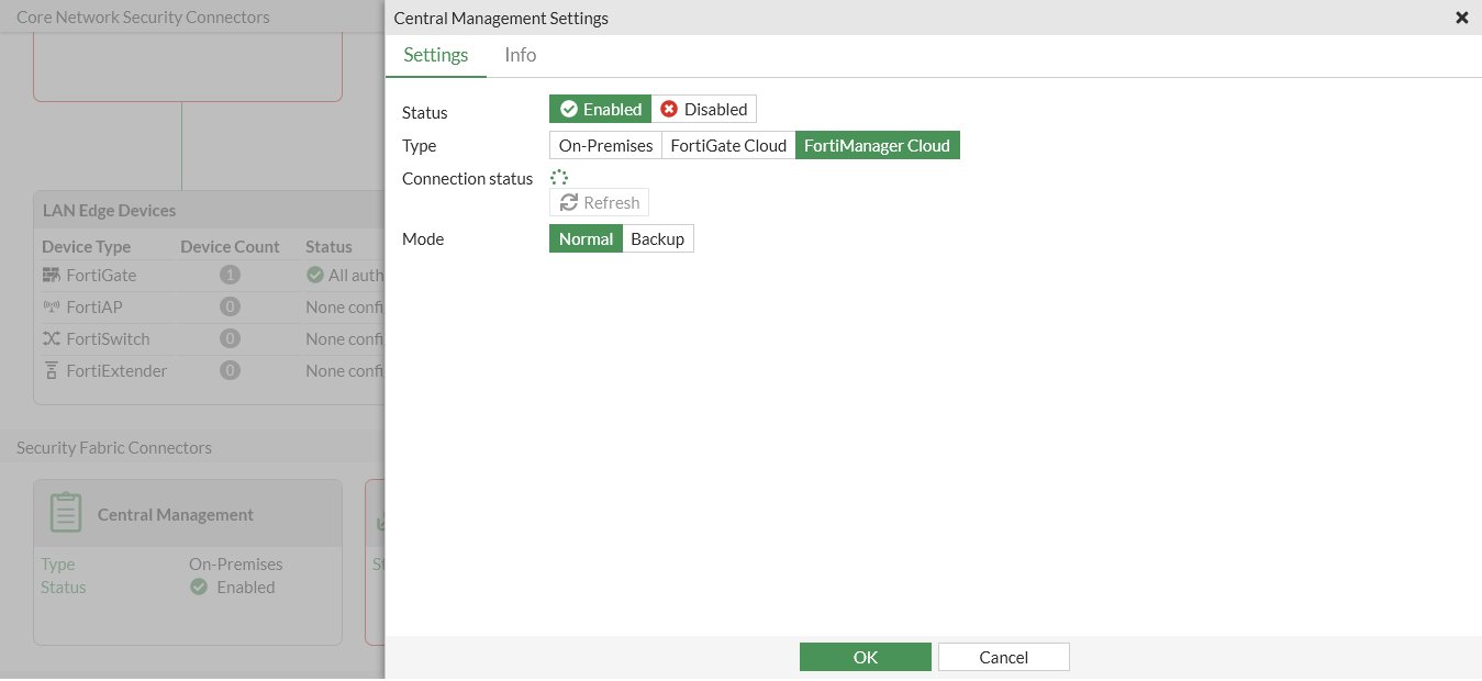 Configuring FortiOS | FortiManager Cloud 7.6.2 | Fortinet Document Library