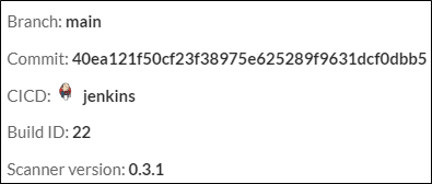 Viewing Scanner Details | FortiDevSec 25.1.0 | Fortinet Document Library