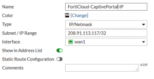 Forticonnect Cookbook | FortiGate / FortiOS 5.6.0 | Fortinet Documentation Library