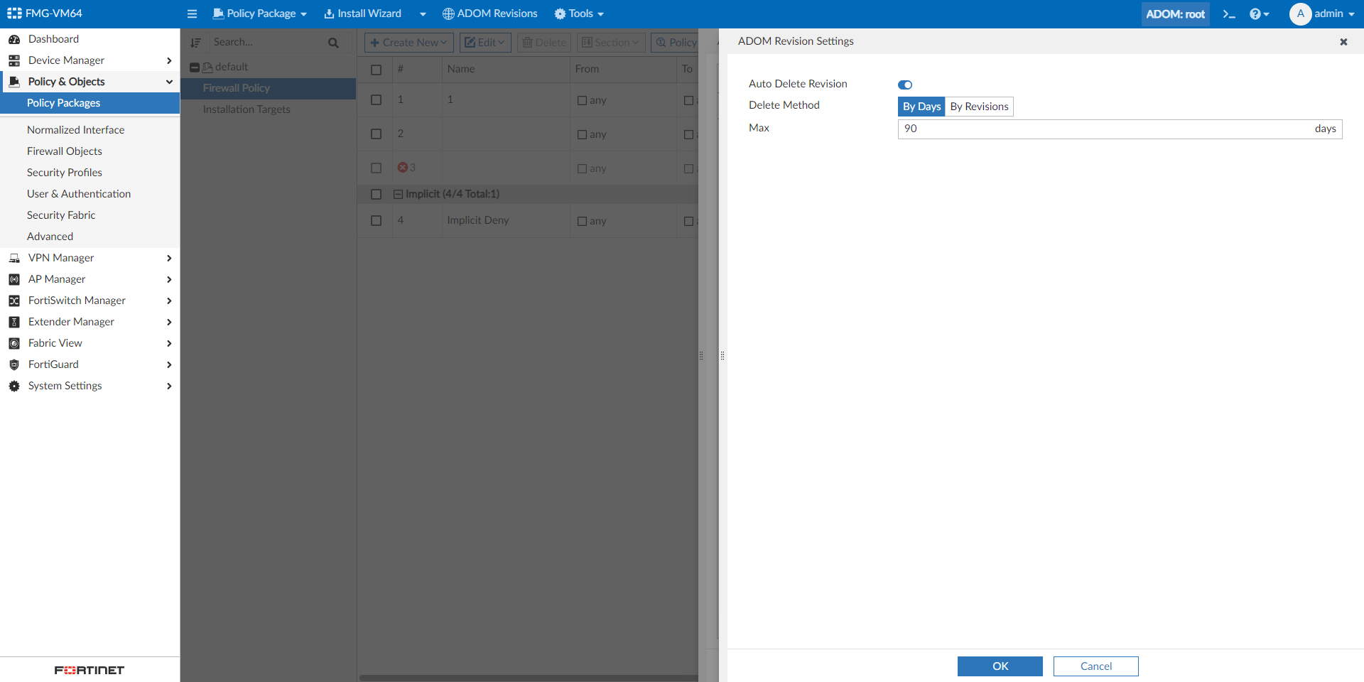 Backup strategy and configuration setup added to the FortiManager setup ...