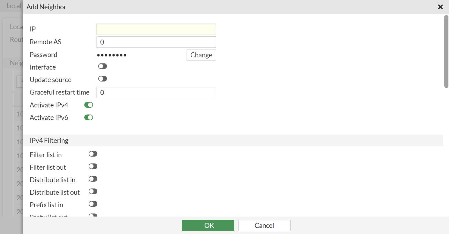 GUI advanced routing options for BGP | FortiGate / FortiOS 7.0.0 | Fortinet  Document Library