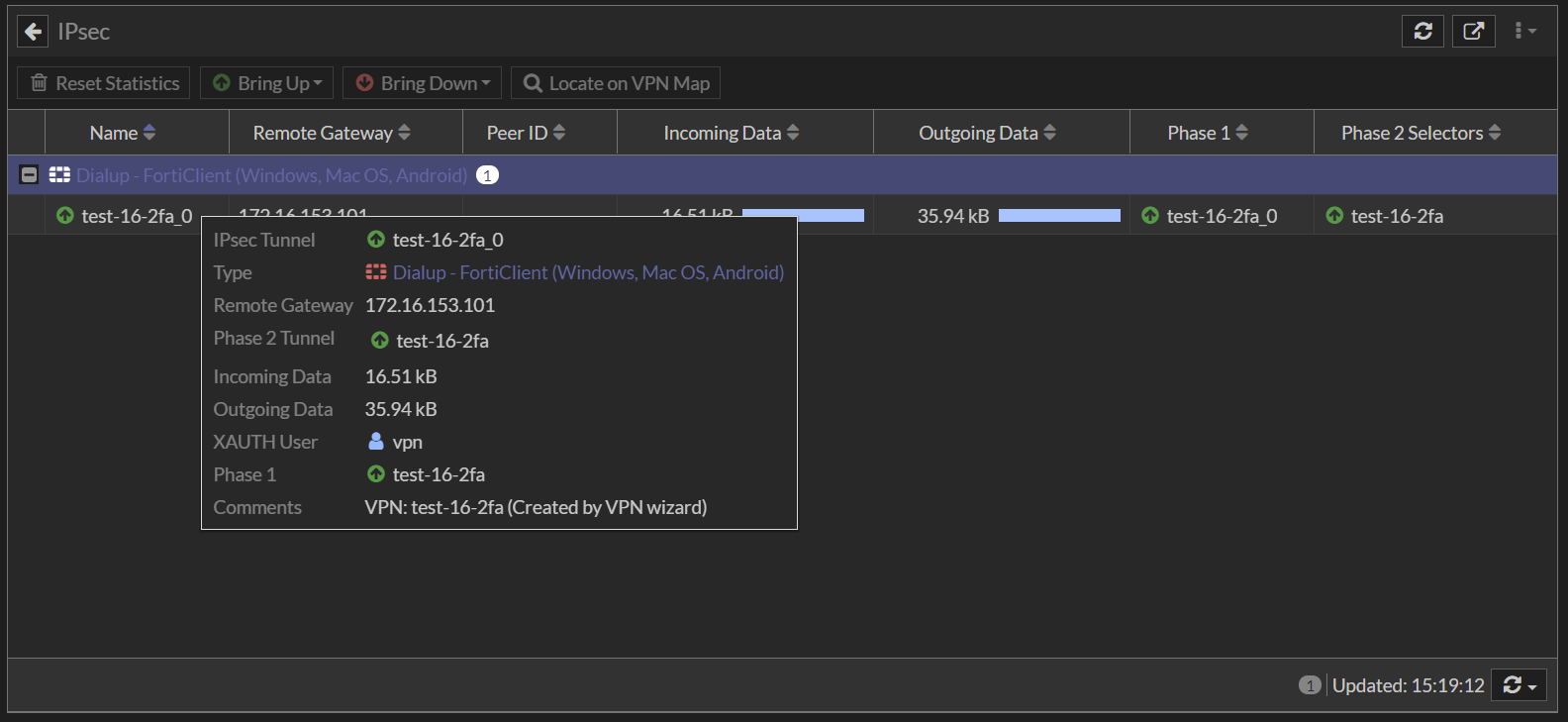 SSL-VPN and IPsec monitor improvements | FortiGate / FortiOS 7.0.0 |  Fortinet Document Library