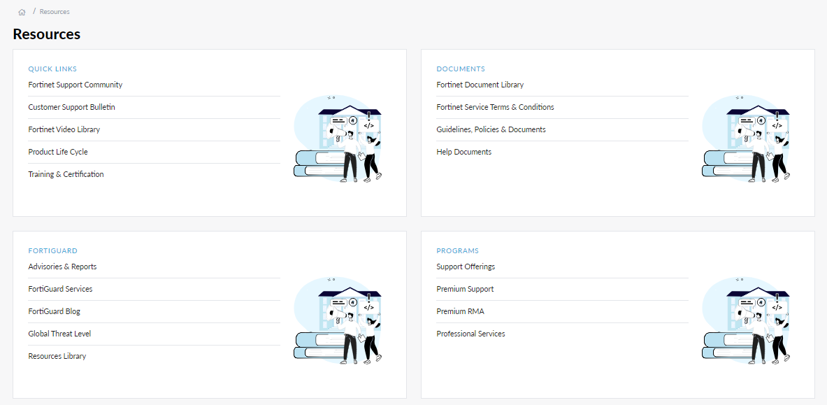 Resources | FortiCloud Services 24.4.0 | Fortinet Document Library