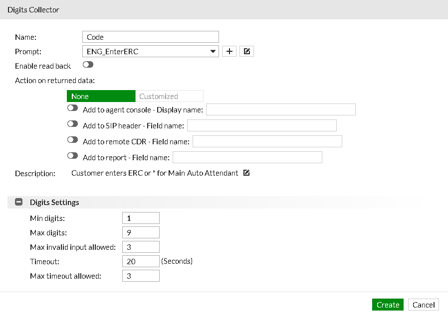 Configure the IVR | FortiVoice 6.4.0 | Fortinet Document Library