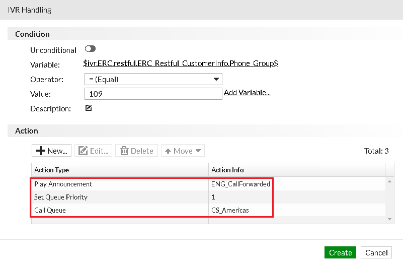 Configure the IVR | FortiVoice 6.4.0 | Fortinet Document Library