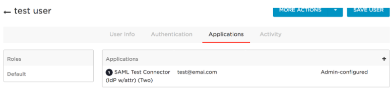 OneLogin - Create New User