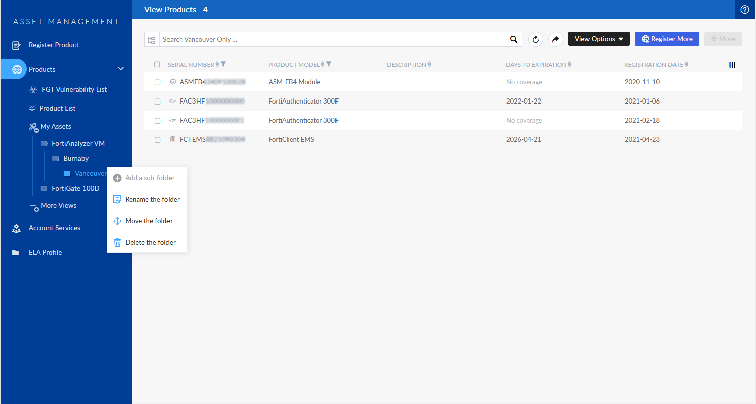 Creating custom views | FortiCloud Services 24.3.a | Fortinet Document ...