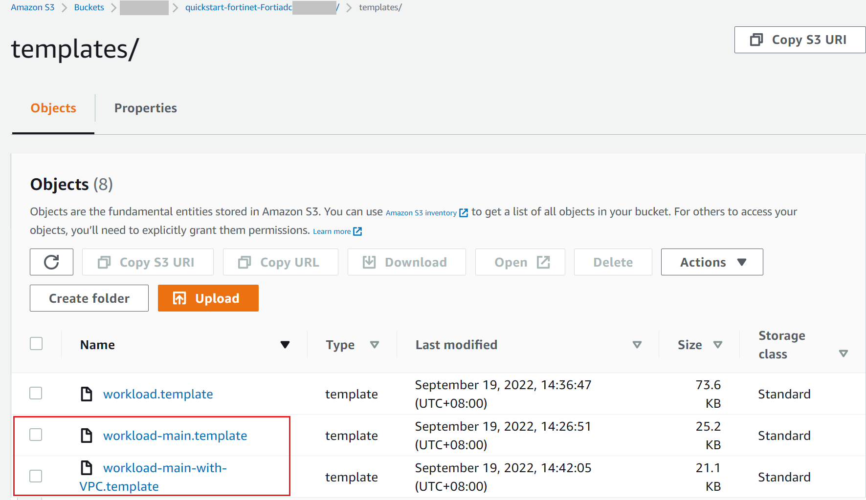 Deploying the CloudFormation templates | FortiADC Public Cloud ...