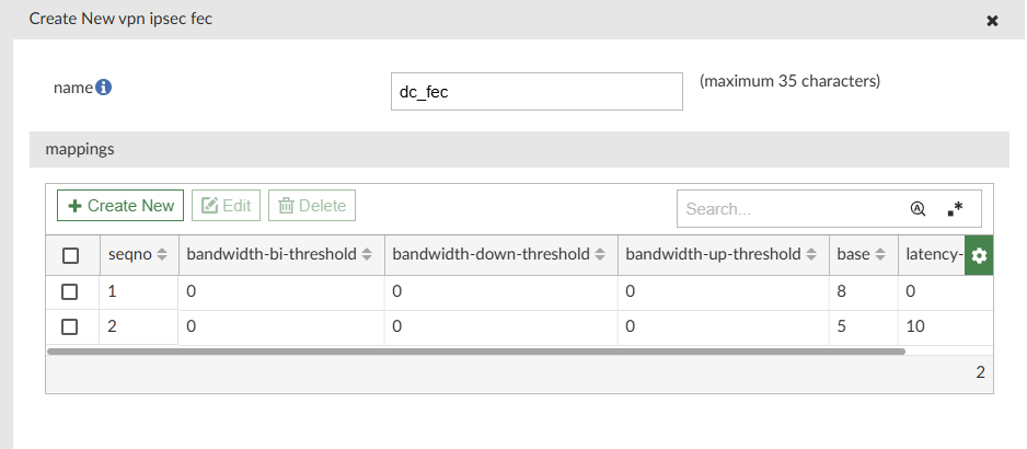 Unity Fec Adaptive FEC | FortiManager 7.4.0 | Fortinet Document Library