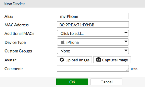 passthrough mac address 1 ipses