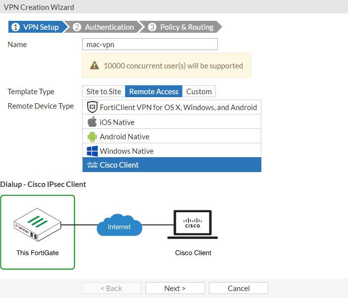 iphone cisco vpn setup