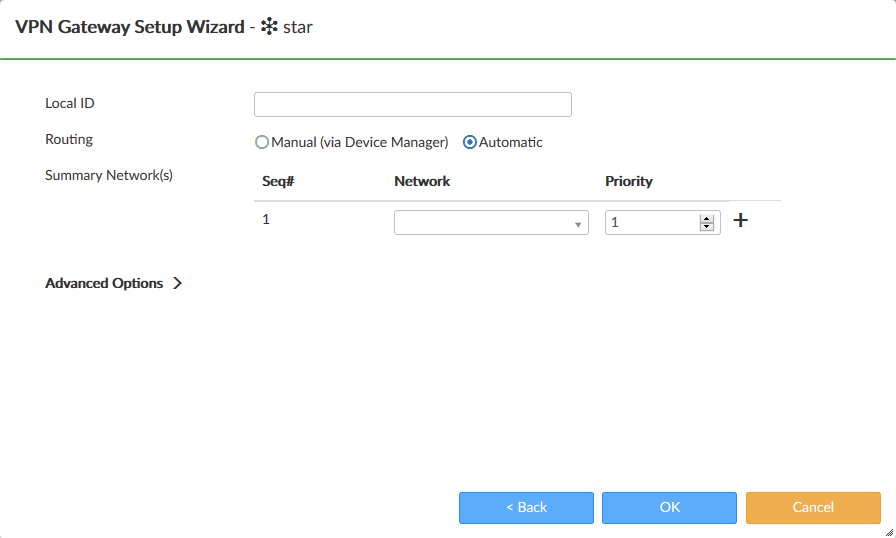 VPN setup wizard supports device groups | FortiManager 8.0.2 | Fortinet ...