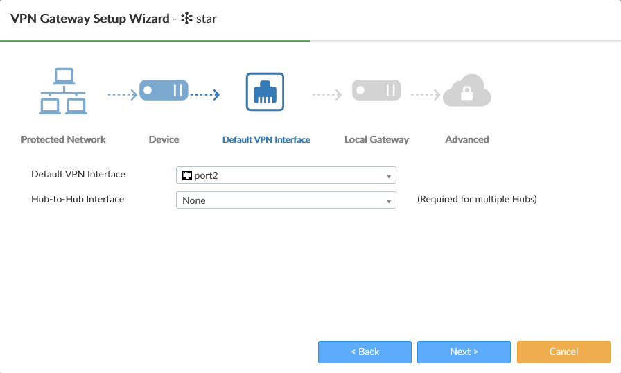 VPN setup wizard supports device groups | FortiManager 8.0.2 | Fortinet ...