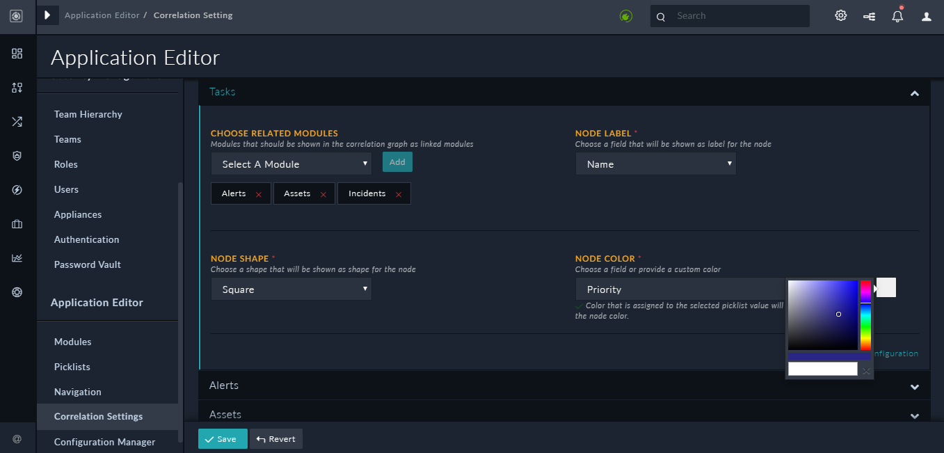 Node Color - Custom Color picker