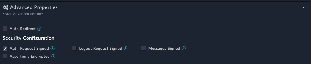 FAC Advanced Properties