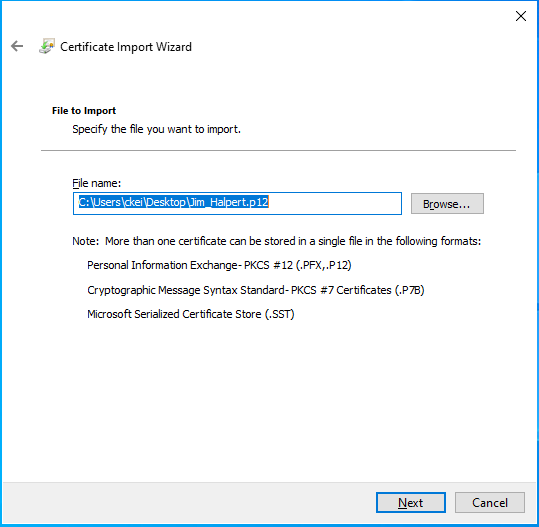 Installing certificates on the client | FortiClient 7.2.9 | Fortinet ...