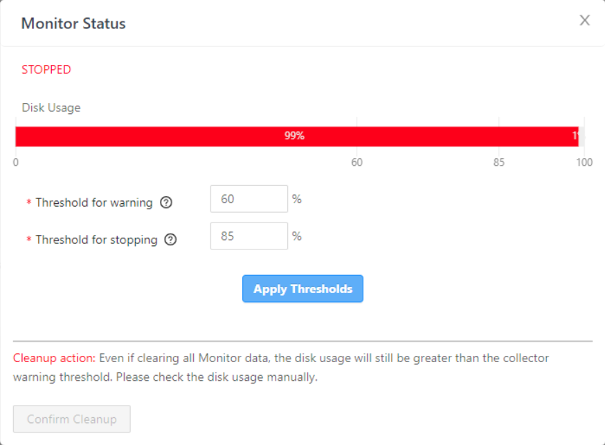 Monitor status | FortiManager 6.4.6 | Fortinet Document Library