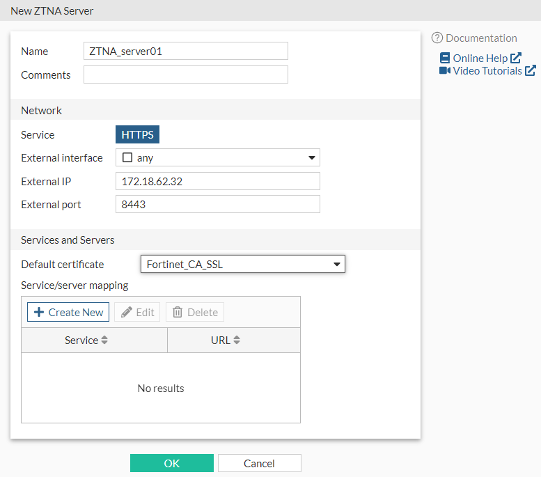 Basic ZTNA configuration | FortiProxy 7.2.8 | Fortinet Document Library