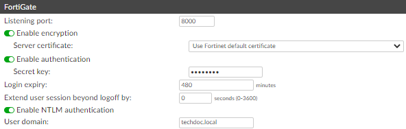 General settings | FortiAuthenticator 6.5.4 | Fortinet Document Library