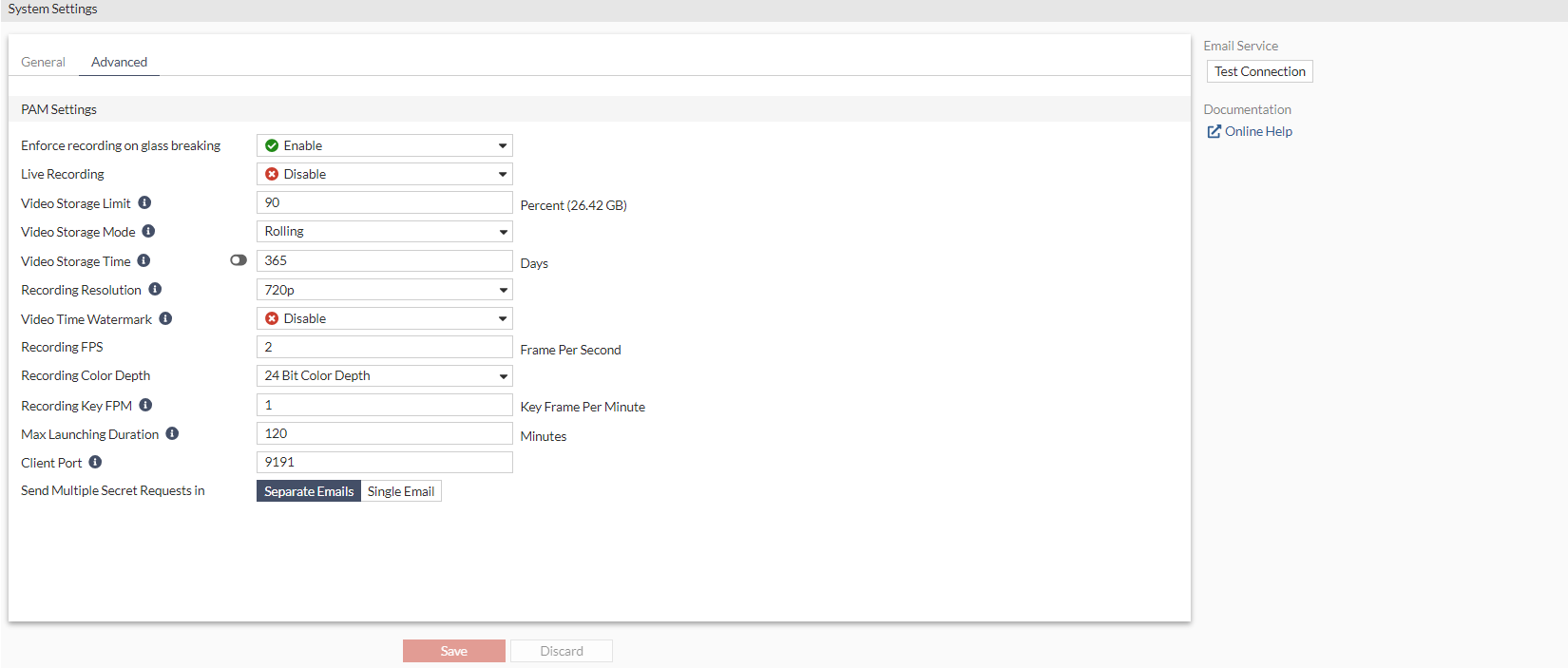 Settings | FortiPAM 1.4.2 | Fortinet Document Library