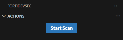 Initiating Scan | FortiDevSec 24.1.0 | Fortinet Document Library