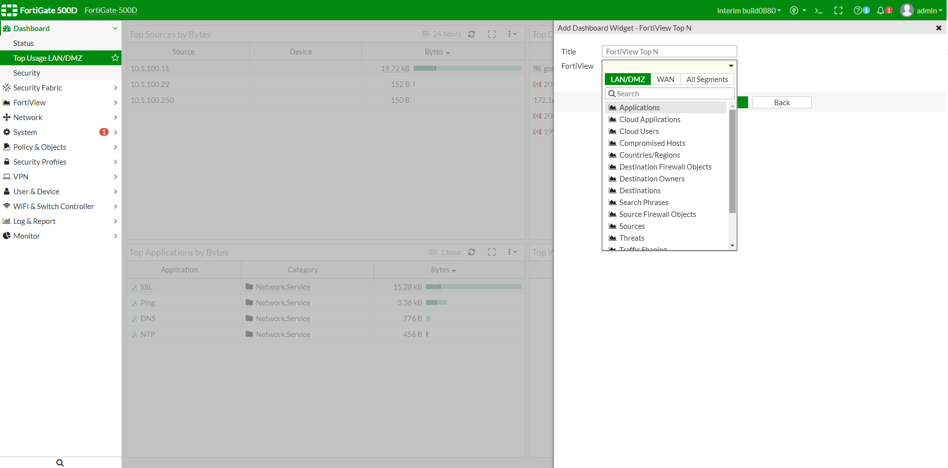 Fortios Web Interface Cookbook | FortiGate / FortiOS 6.2.6 | Fortinet Documentation Library