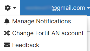 User Interface Overview | FortiLAN Cloud 23.4.0 | Fortinet Document Library
