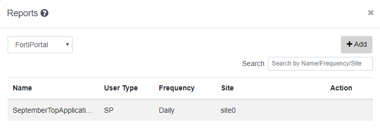 FortiPortal reports | FortiPortal 5.3.7 | Fortinet Document Library