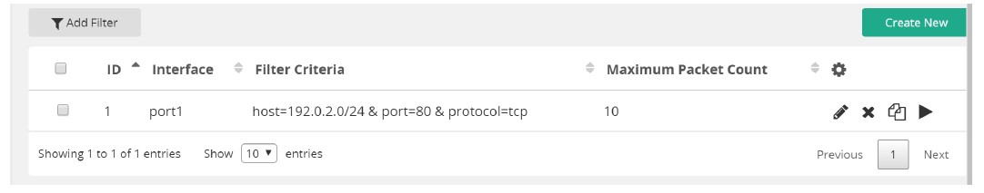 Packet capture | FortiADC 7.2.8 | Fortinet Document Library