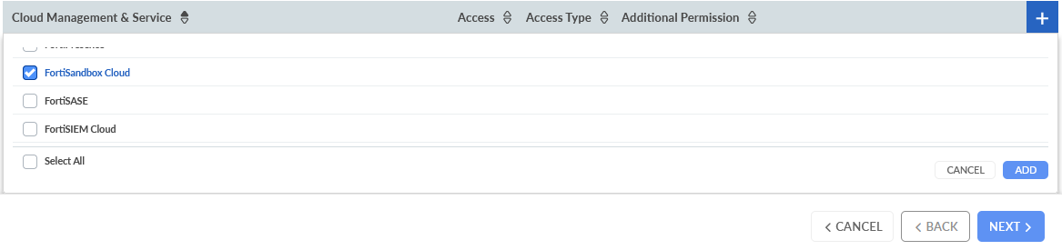 Adding an IAM user | FortiSandbox Cloud 23.1.4245