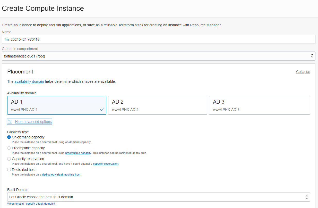 Creating a FortiMail-VM Instance | FortiMail Appliances and Virtual ...