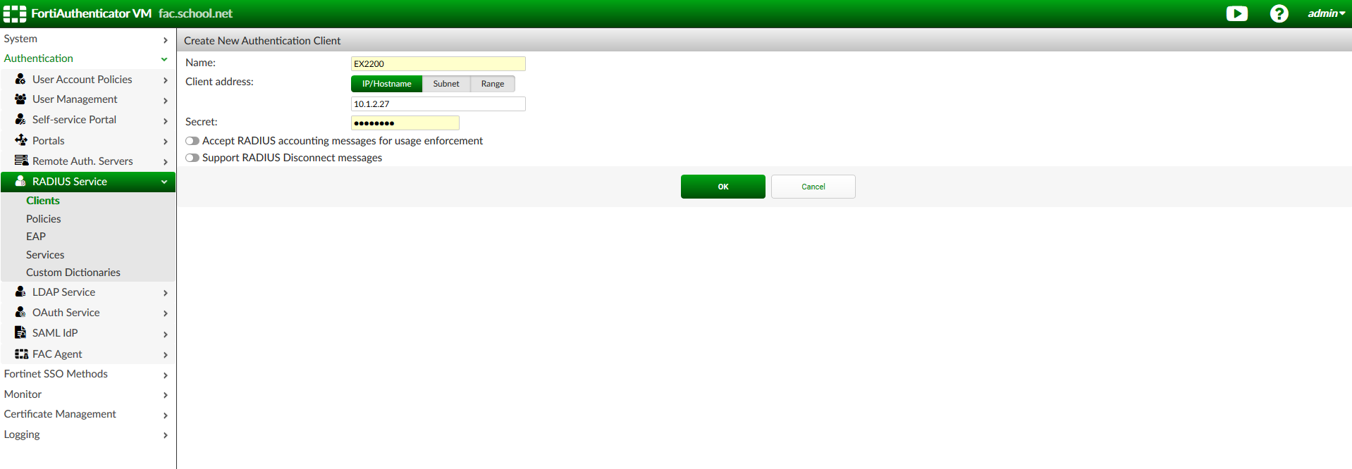 Cookbook | FortiAuthenticator 6.1.0 | Fortinet Documentation Library