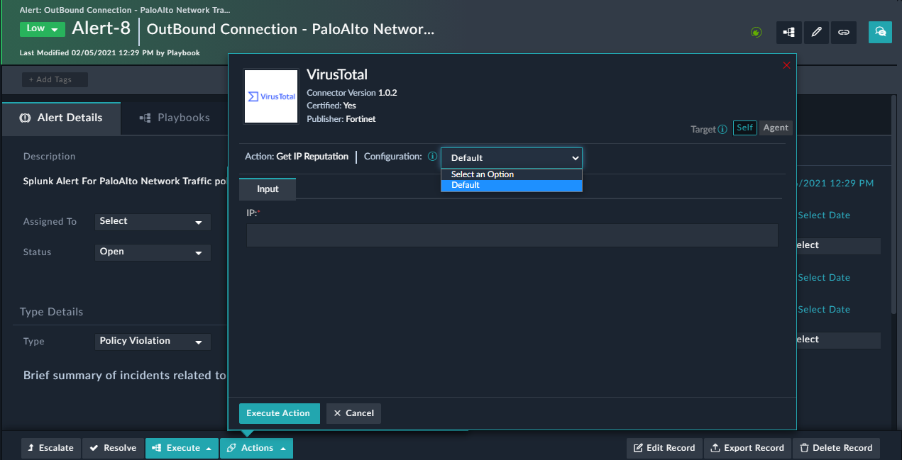 Configurations visible in case of Connector RBAC