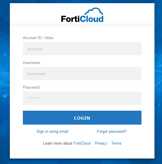 Adding a secondary account using FortiCare FortiSOAR Cloud 7.0.1