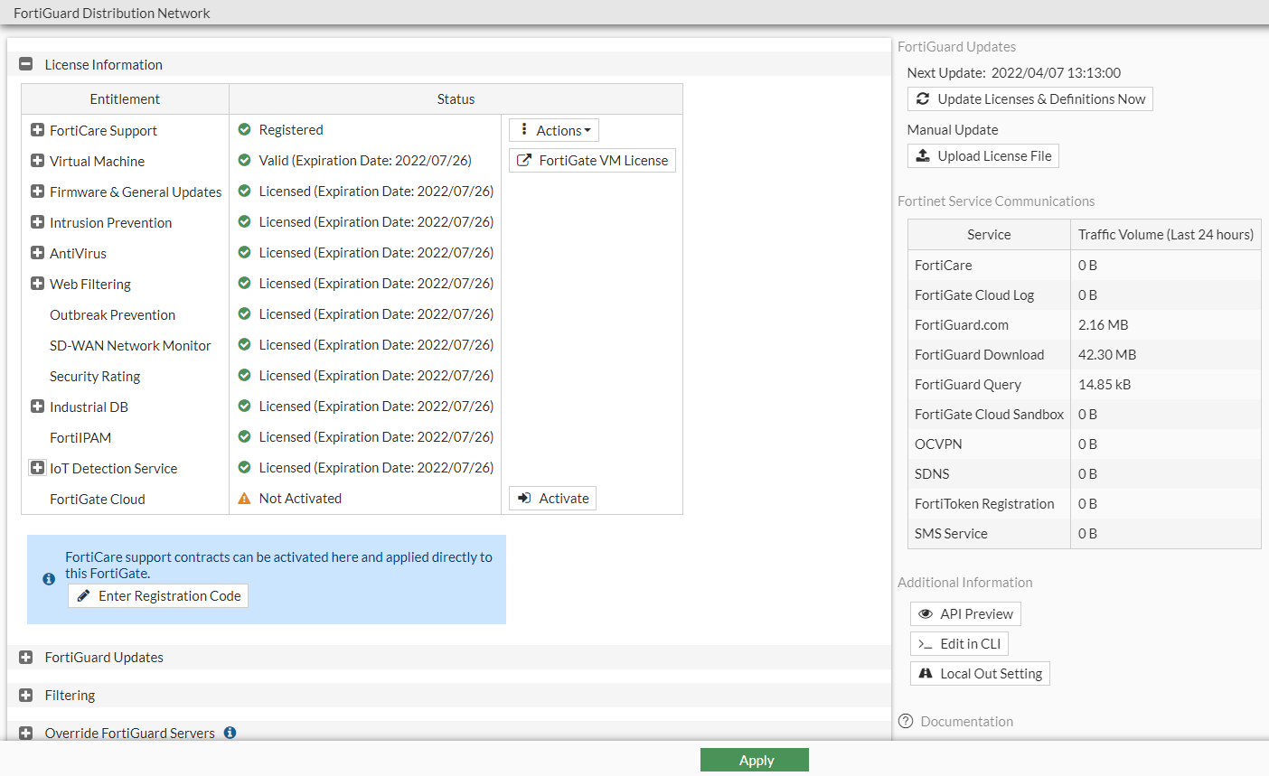 Rsso Fortigate Flow Comunication Cloud service communication statistics | FortiGate / FortiOS 7.2.6 ...