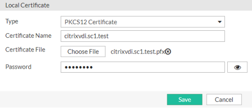 Importing the Local Certificate | FortiADC 7.6.0 | Fortinet Document ...