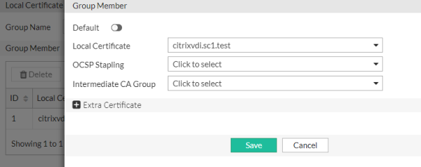 Importing the Local Certificate | FortiADC 7.6.0 | Fortinet Document ...