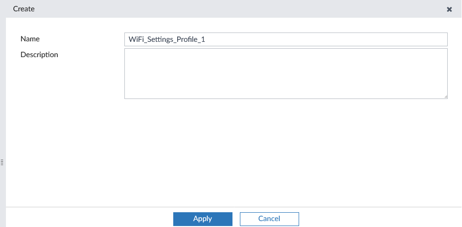 WiFi settings | FortiManager 7.4.3 | Fortinet Document Library