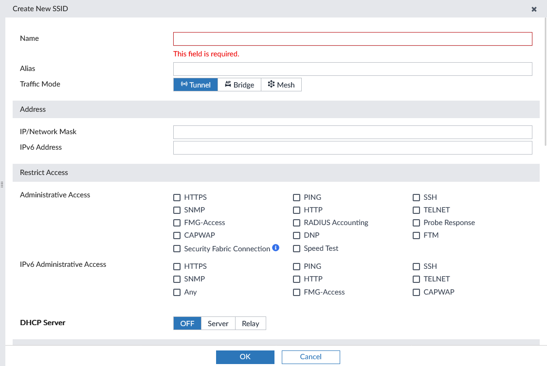 Ssid New Creating SSIDs | FortiManager 7.4.3 | Fortinet Document Library