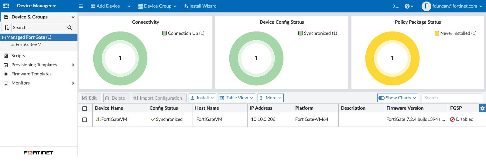 Configuring FortiOS | FortiManager Cloud 7.4.3 | Fortinet Document Library