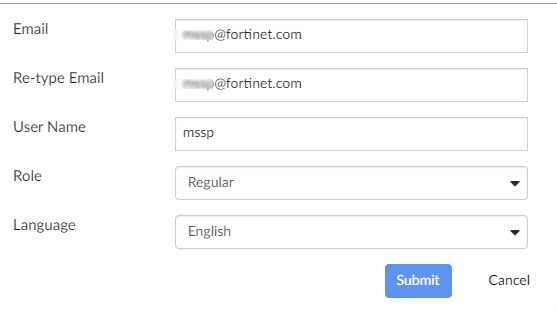 Adding Sub Account Users | FortiEdge Cloud 25.2.0 | Fortinet Document ...