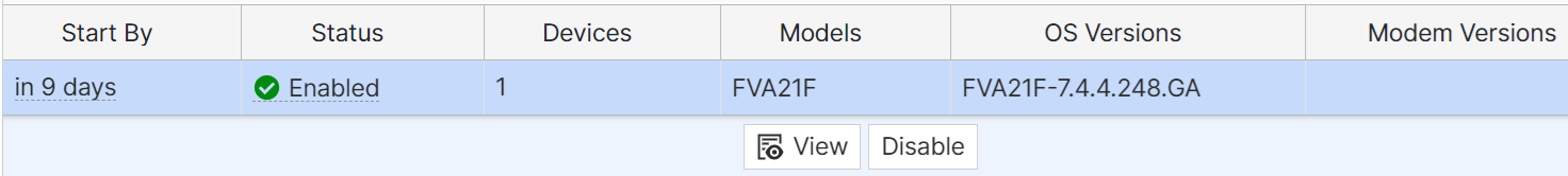 Scheduled Upgrades | FortiEdge Cloud 25.2.0 | Fortinet Document Library