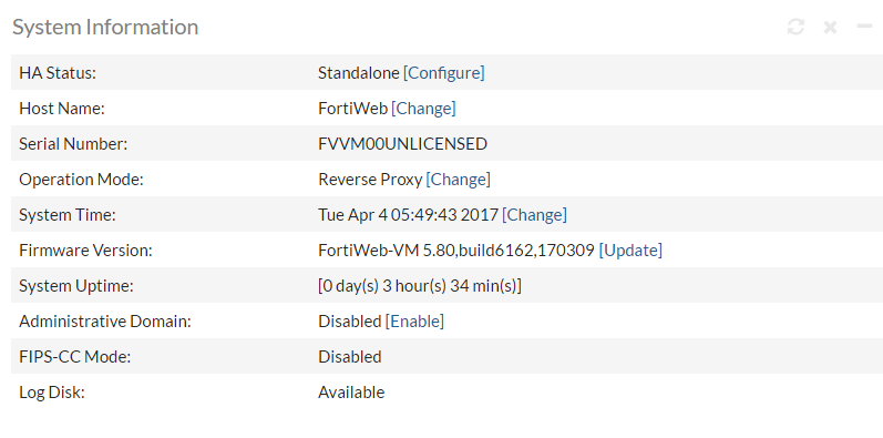 Status dashboard | FortiWeb 7.6.3 | Fortinet Document Library