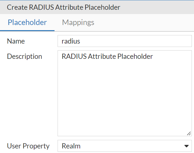 RADIUS Attribute Placeholder | FortiGuest 2.2.0 | Fortinet Document Library